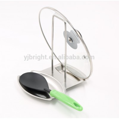 Stainless Steel Pot Lid and Spoon Rest, Lid and Spoon Holder